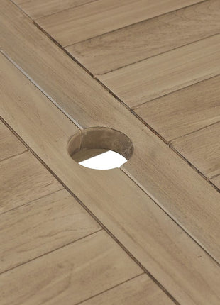 Tuintafel Inklapbaar 120X70X75 Cm Massief Teakhout