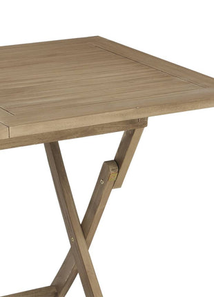 Tuintafel Inklapbaar 120X70X75 Cm Massief Teakhout