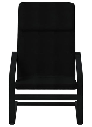 Relaxstoel stof zwart