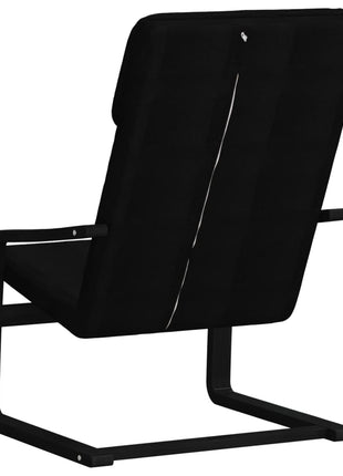 Relaxstoel stof zwart