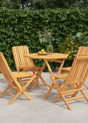 5-Delige Tuinset Massief Teakhout