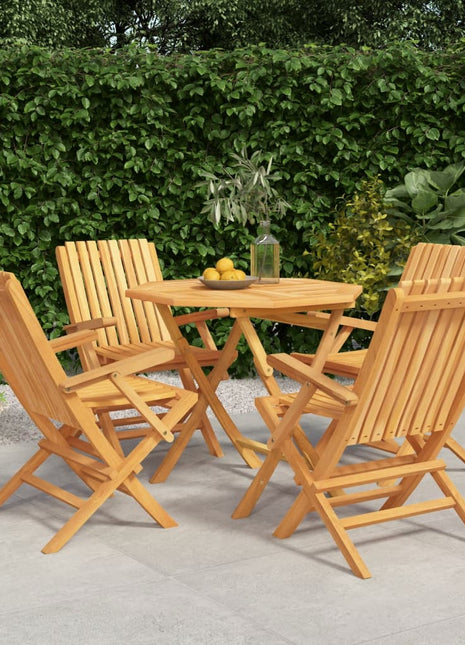 5-Delige Tuinset Massief Teakhout