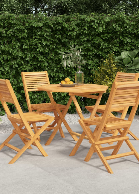 5-Delige Tuinset Massief Teakhout