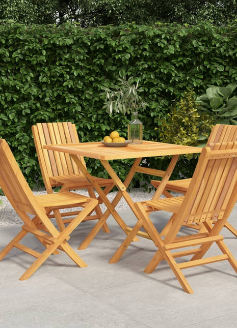 5-Delige Tuinset Massief Teakhout