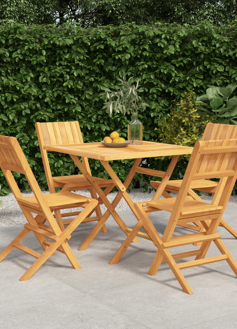 5-Delige Tuinset Massief Teakhout