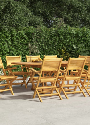 Tuinstoelen Inklapbaar 55X62X90 Cm Massief Teakhout