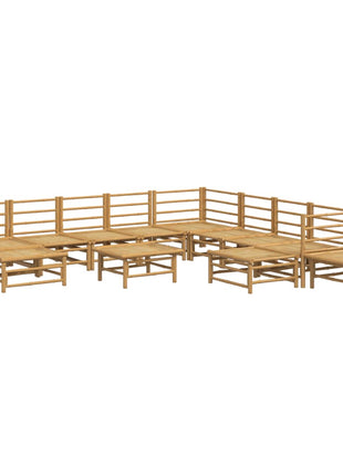 12-Delige Loungeset Met Kussens Bamboe