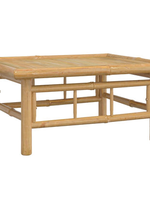 7-Delige Loungeset Met Kussens Bamboe Wit