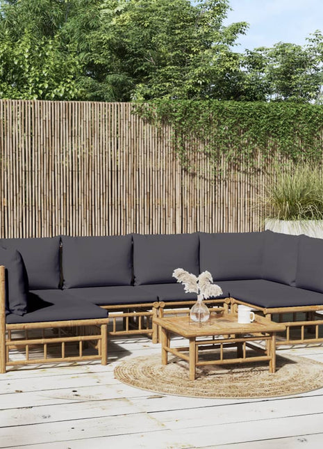 7-Delige Loungeset Met Kussens Bamboe