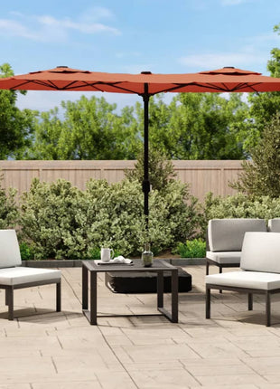 Parasol Dubbel Dak 316X145 Cm