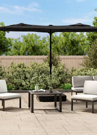 Parasol Dubbel Dak 316X145 Cm