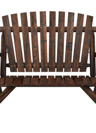 Schommelbank 2-Zits 123X96X102 Cm Massief Vurenhout
