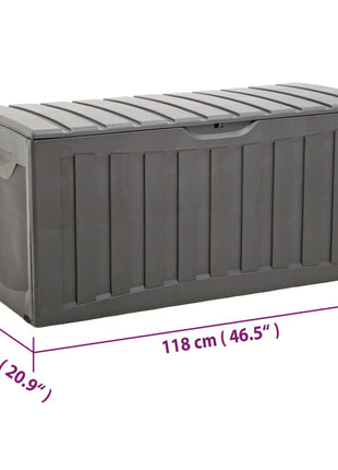 Opbergbox 118X53X57 Cm Polypropyleen Zwart