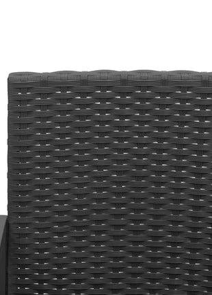 Tuinbank 2-Zits Met Kussens Polypropeen Rattan