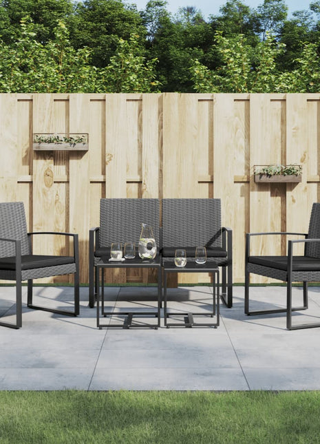 Tuinset Met Kussens Polypropeen Rattan