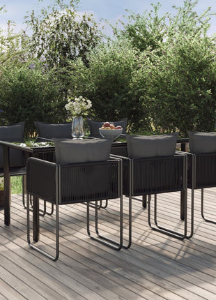 5-Delige Tuinset Zwart