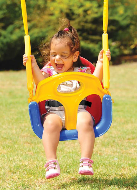 Schommelzitje voor kinderen 3-in-1 29x40x39,5 cm polypropeen
