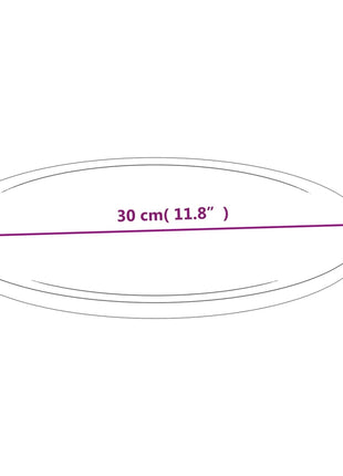 Snijplanken 6 St Ø30X1,5 Cm Bamboe