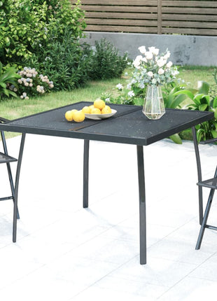Tuintafel Staalgaas Antracietkleurig