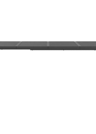 Tuintafel 200x100x72 cm staalgaas antracietkleurig