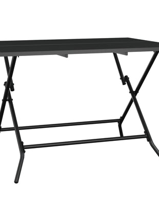 Tuintafel Inklapbaar Staalgaas Antracietkleurig
