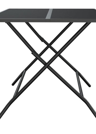 Tuintafel Inklapbaar Staalgaas Antracietkleurig