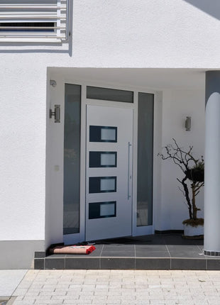 Voordeur Aluminium En Pvc Kleurig
