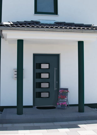 Voordeur Aluminium En Pvc Kleurig