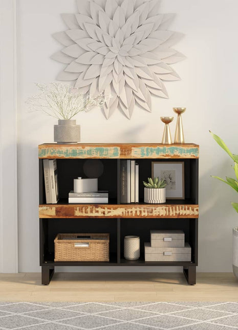 Bijzetkast 85X33X75 Cm Massief Gerecycled Hout