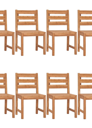 9-Delige Tuinset Massief Teakhout