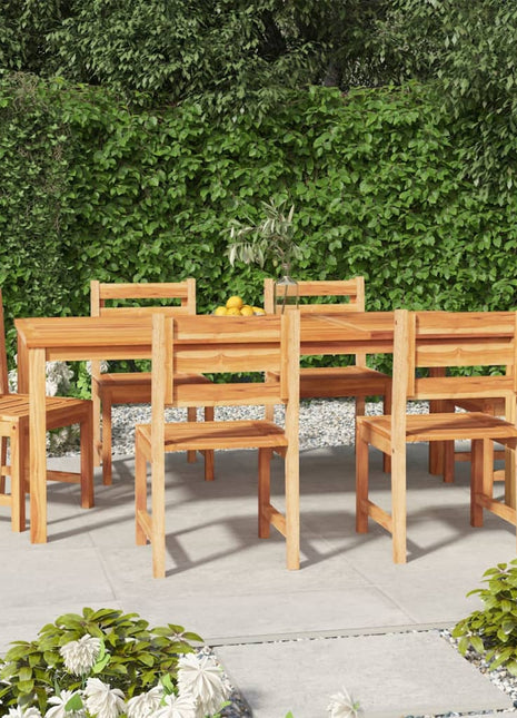 7-Delige Tuinset Massief Teakhout