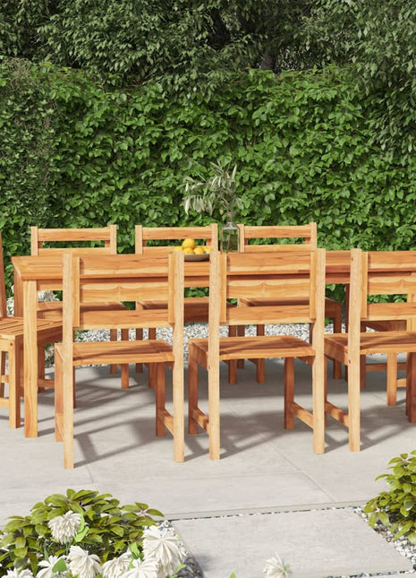 9-Delige Tuinset Massief Teakhout