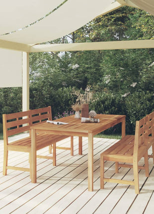 3-Delige Tuinset Massief Teakhout