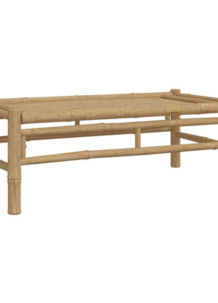 5-Delige Loungeset Met Kussens Bamboe Wit
