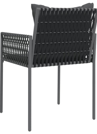 Tuinstoelen Met Kussens 54X61X83 Cm Poly Rattan