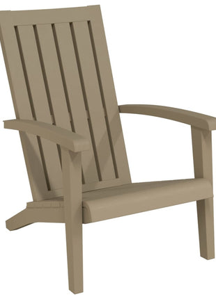 Tuinstoel Adirondack polypropeen lichtbruin
