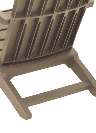 Tuinstoel Adirondack polypropeen lichtbruin