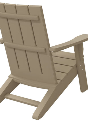 Tuinstoel Adirondack 75x88,5x89,5 cm polypropeen lichtbruin