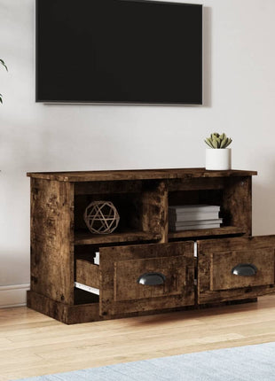Tv-Meubel Bewerkt Hout Kleurig