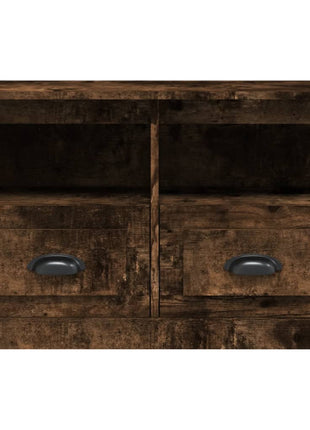 Tv-Meubel Bewerkt Hout Kleurig