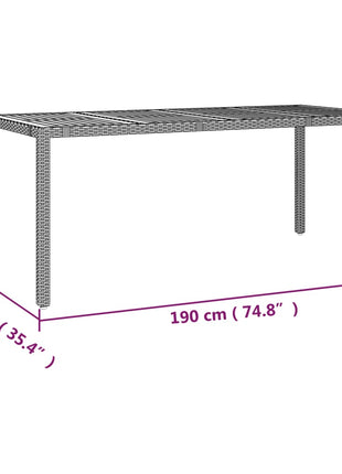 9-Delige Tuinset Met Kussens Poly Rattan Grijs