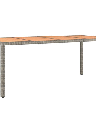 9-Delige Tuinset Met Kussens Poly Rattan Grijs