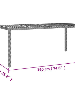 7-Delige Tuinset Met Kussens Poly Rattan Grijs