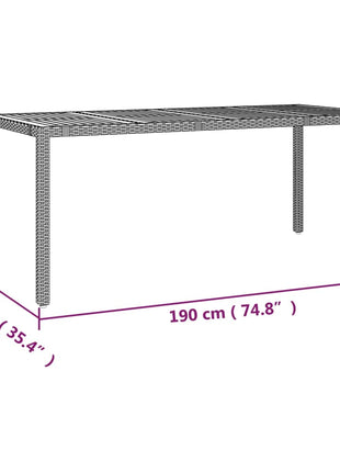 7-Delige Tuinset Met Kussens Poly Rattan Grijs
