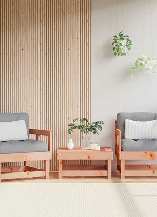 Tuinstoelen 2 St Met Kussens Massief Grenenhout Grijs