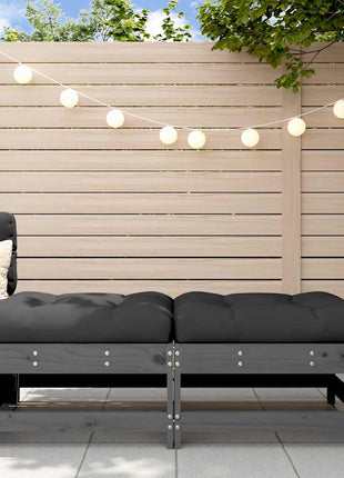 Tuinvoetenbanken Met Kussens 2 St Geïmpregneerd Grenenhout