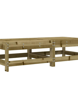 Tuinvoetenbanken Met Kussens 2 St Geïmpregneerd Grenenhout