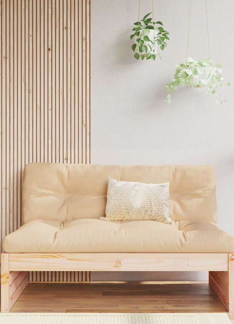 120X80 Cm Massief Grenenhout Zwart