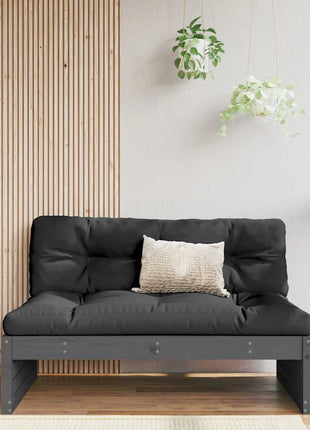 120X80 Cm Massief Grenenhout Zwart