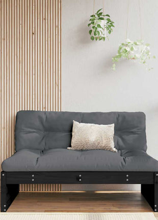 120X80 Cm Massief Grenenhout Zwart